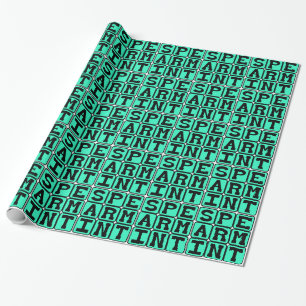 Papier Cadeau Menthe verte, saveur de gomme