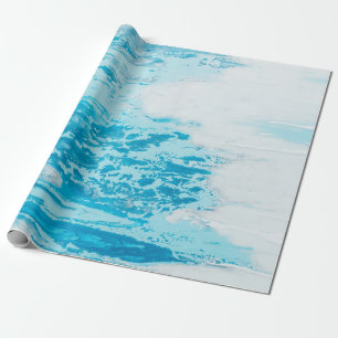 Papier Cadeau Mer bleue