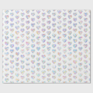 Papier Cadeau Merci en 44 langues sous forme de motif en forme d