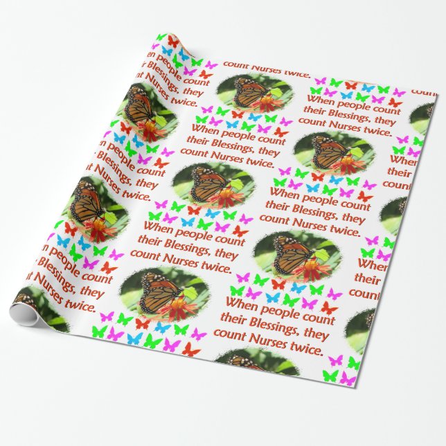 PAPIER CADEAU MERCI INFIRMIERS ! (Déroulé)