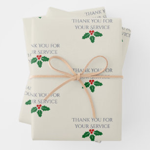 Papier Cadeau Merci pour Votre Service