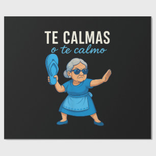 Papier Cadeau Mère espagnole mexicaine drôle