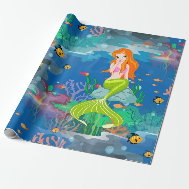 Papier Cadeau mermaid (Déroulé)