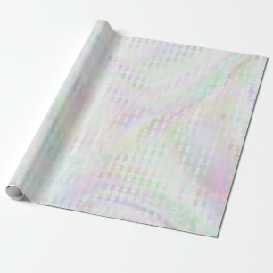 Papier Cadeau Mermaid Pastel Shimmer Iridescente multicolore