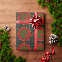 Papier cadeau Merry & Bright