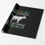 Papier Cadeau Merry Christmas Filthy Humans Goat Ugly Christmas<br><div class="desc">Merry Christmas Filthy Humans Goat Ugly Christmas</div>