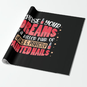 Papier Cadeau Mes ongles peints de rêves