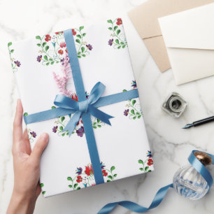 Papier Cadeau Message pour les amoureux vintage