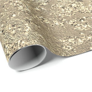 Papier Cadeau Métallique brillant de marbre fondu métallique