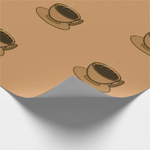 Mid Century Moderne Brown Cosy Coffee Cup
