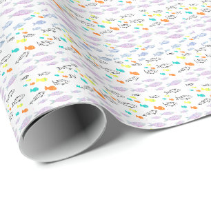 Papier Cadeau Mikitiez venus mermaid pêche été