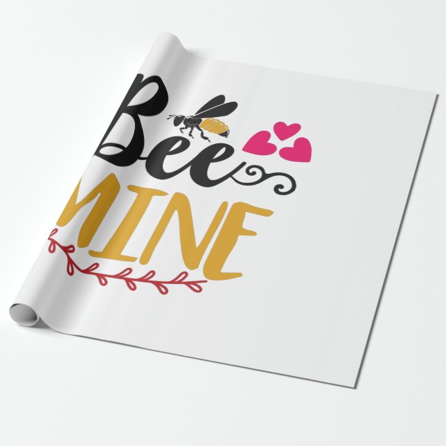 Papier Cadeau Mine d'abeilles (Déroulé)