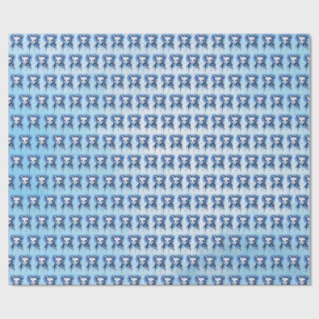 Papier Cadeau Minette (Plat)