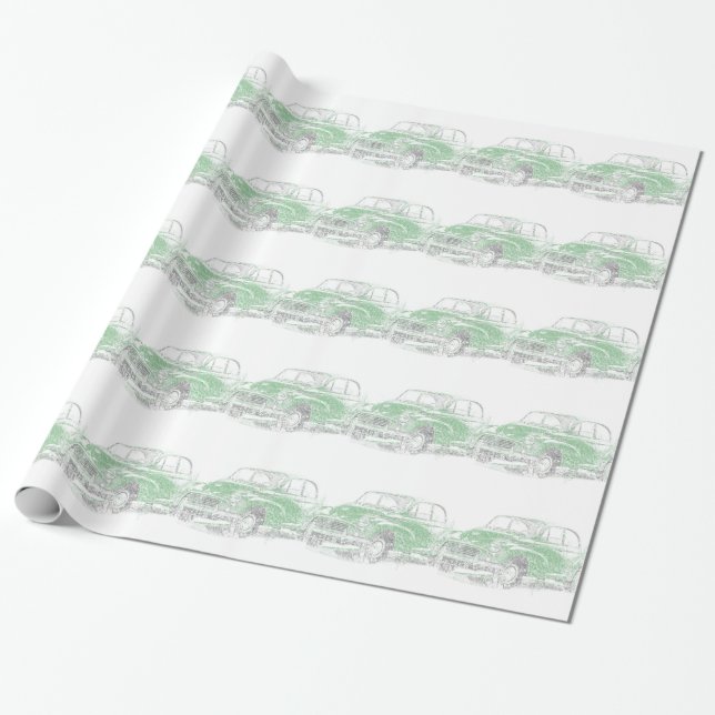 Papier Cadeau Mineur de Morris (Biro) (Déroulé)