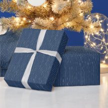 Minimaliste Élégant Bleu Galactique Fête Jour Féri