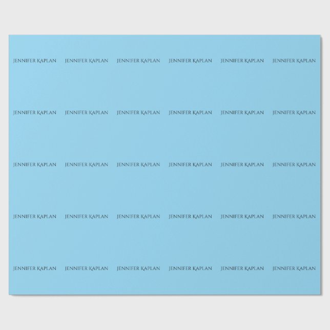 Papier Cadeau Minimaliste Moderne Professionnel Simple (Plat)