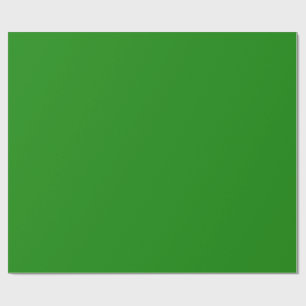 Papier Cadeau Minimaliste Professionnel Solide Couleur Verte Ind