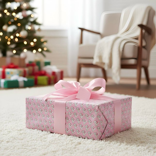 Papier Cadeau Minou (Créateur téléchargé)