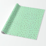 Papier cadeau Mint et Gold Confetti<br><div class="desc">Papier cadeau Mint et Gold Confetti</div>