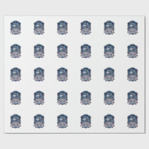 Papier Cadeau Mission de nuit patriotique Patriot Wolf Militaire