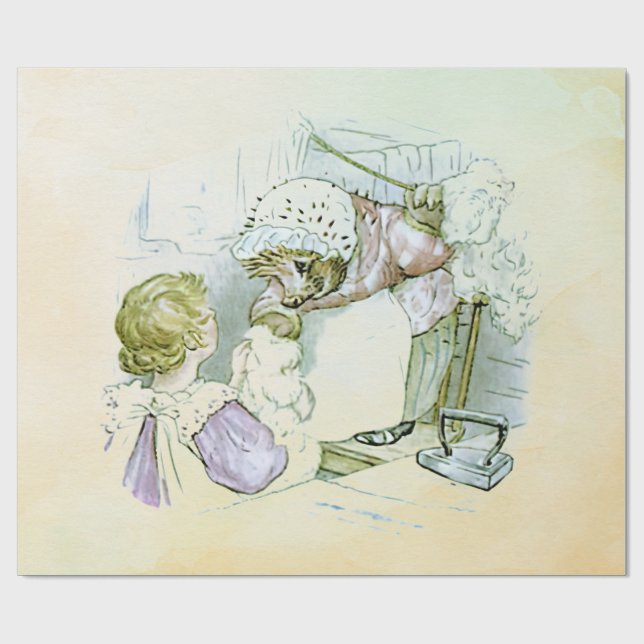 Papier Cadeau Mme Tiggy-Winkle 1 (Plat)