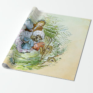Papier Cadeau Mme Tiggy-Winkle 6 Plaques en papier