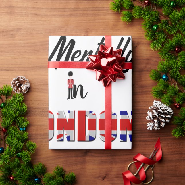 Papier Cadeau Mmental In London Wrapper Paper (Cadeau de vacances)