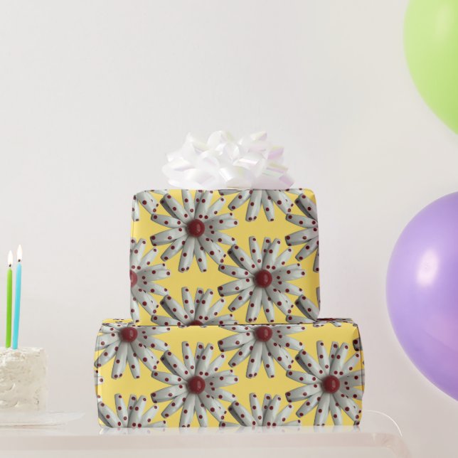 Papier Cadeau Mode Fleur Fraîche Faisy Printemps Été (Cadeaux de fête)