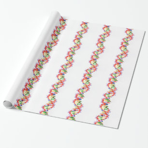 Papier Cadeau Modèle artificiel d'ADN