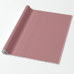 Papier Cadeau Modèle couleur Dusty Rose<br><div class="desc">Veuillez consulter la collection ci-jointe et les "produits supplémentaires" pour voir la suite mariage complète avec ce design. Il peut s'agir d'invitations à la douche pour mariages et nuptiaux, d'invitations à la répétition, d'invitations à la pause-repas pour demoiselle d'honneur et de sauvegarder la date, de rsvp's, d'étiquettes de faveur, d'autocollants...</div>
