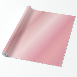 Papier Cadeau Modèle de cadeau de glamour or rose élégant