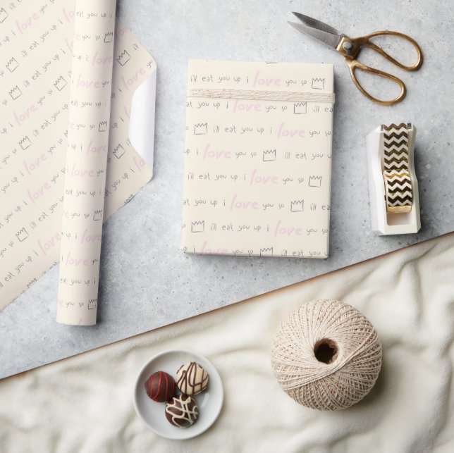 Papier Cadeau Modèle de citation des Où sont les monstres (Artisanat)