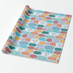 Papier Cadeau Modèle de citation FRIENDS™