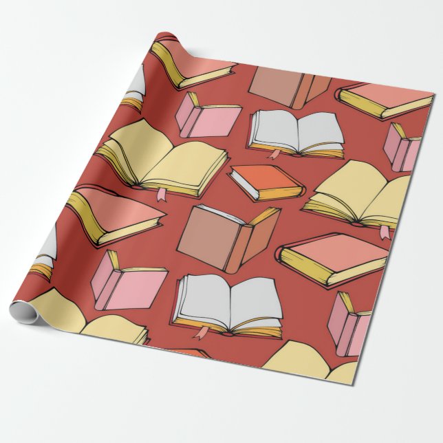Papier Cadeau Modèle de livre (Déroulé)