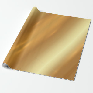 Papier Cadeau Modèle de luxe moderne élégant doré Glamour Cadeau