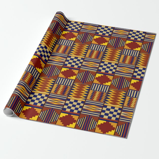 Papier Cadeau Modèle de tapis de prière Kilim (Déroulé)
