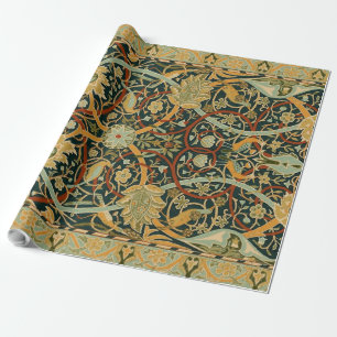 Papier Cadeau Modèle de tapisserie forestière de William Morris