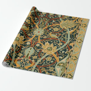 Papier Cadeau Modèle de tapisserie forestière de William Morris