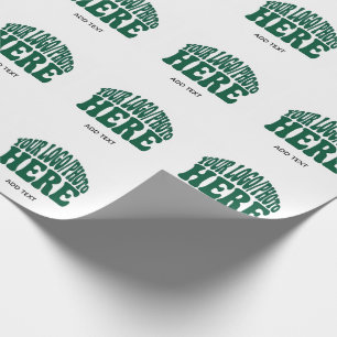 Papier Cadeau Modèle d'entreprise de logo d'entreprise personnal