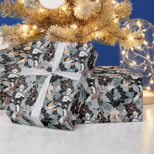 Papier Cadeau Modèle floral de Magnolia