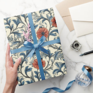 Papier Cadeau Modèle Floral William Morris