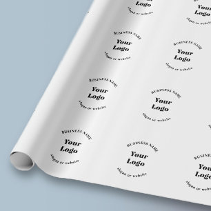 Papier Cadeau Modèle minimaliste rétro-moderne pour votre logo