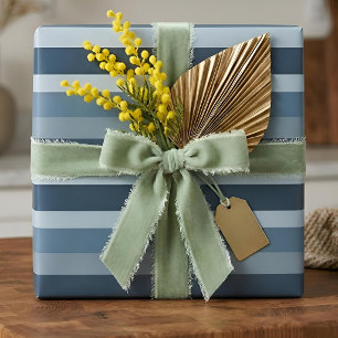Papier Cadeau Moderna Linear Ardoise et mer du Nord