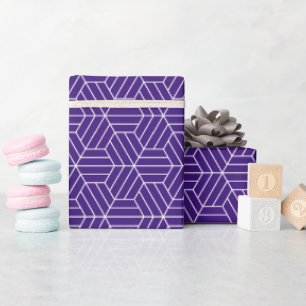 Papier Cadeau Moderne Chic Vintage Fête d'Anniversaire