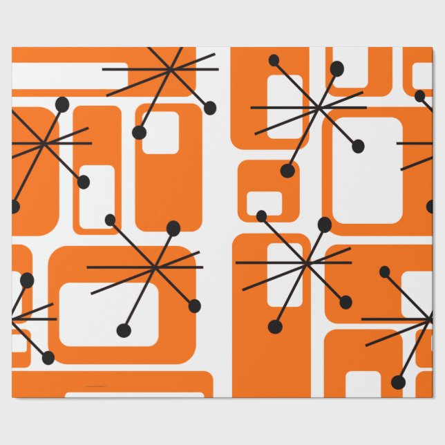 Papier Cadeau Moderne du milieu du siècle (Couture)