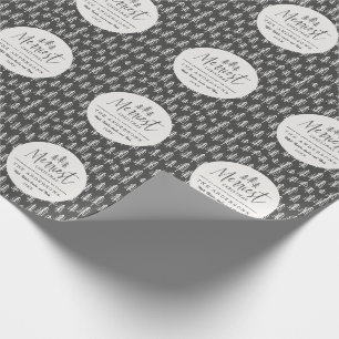 Papier Cadeau moderne minimaliste rustique multi photo