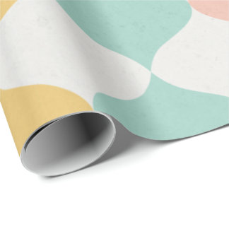 Papier cadeau moderne Pastel MidCentury - Charme r