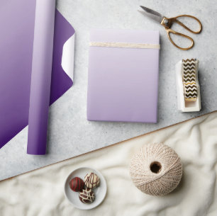 Papier Cadeau moderne romantique été lilac ombre violet