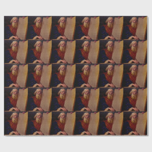 Papier Cadeau Moïse le prophète sur le mont Sinaï – Épopée haute