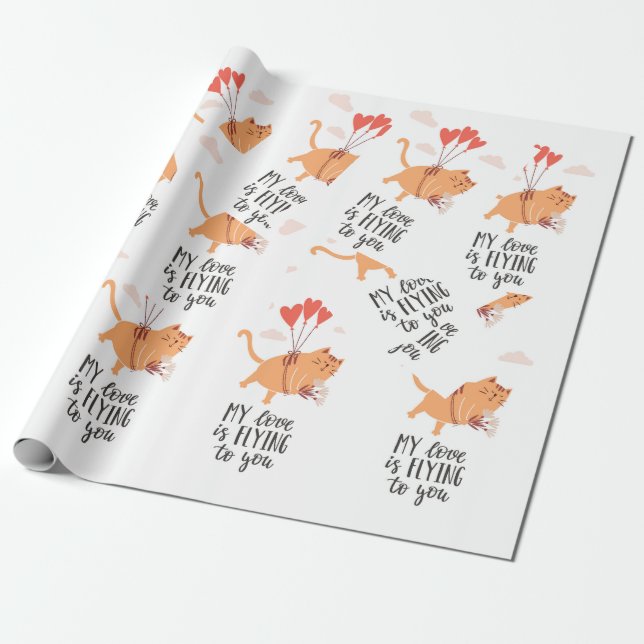 Papier Cadeau Mon amour vous vole (Déroulé)